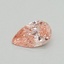 0.30 Ct. Fancy Vivid Pink Pear Lab Grown Diamond