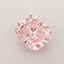 1.62 Ct. Fancy Vivid  Pink Cushion Lab Grown Diamond