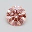 1.63 Ct. Fancy Intense Pink Round Lab Grown Diamond