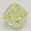 1.81 Ct. Fancy Yellow Cushion Diamond