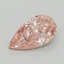 0.82 Ct. Fancy Vivid Pink Pear Lab Grown Diamond