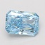 1.45 Ct. Fancy Vivid Blue Radiant Lab Grown Diamond