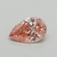 0.39 Ct. Fancy Vivid Pink Pear Lab Grown Diamond
