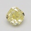1.00 Ct. Fancy Intense Yellow Cushion Diamond