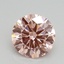 1.31 Ct. Fancy Intense Pink Round Lab Grown Diamond