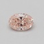 0.44 Ct. Fancy Intense Pink Oval Lab Grown Diamond