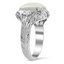 The Meline Ring, smalltop view on a hand