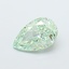 1.67 Ct. Fancy Vivid Green Pear Lab Grown Diamond