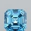 1.01 Ct. Fancy Vivid  Blue Asscher Lab Grown Diamond