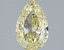 2.09 Ct. Fancy  Yellow Pear Lab Grown Diamond