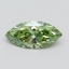 1.03 Ct. Fancy Vivid Green Marquise Lab Grown Diamond