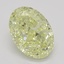 1.68 Ct. Fancy Yellow Oval Diamond