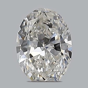 Oval diamond — real photo