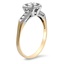 The Yuriko Ring, smalltop view on a hand