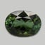 14.1x10.1mm  Green  Oval   Tourmaline