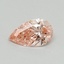 0.37 Ct. Fancy Intense Pink Pear Lab Grown Diamond