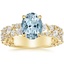 18K Yellow Gold Glacé Diamond Ring (3/4 ct. tw.), smalltop view