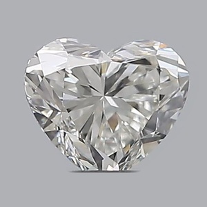 Heart diamond — real photo