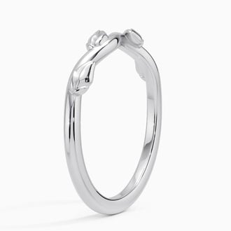 Winding Willow Ring in Platinum