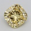 2.74 Ct. Fancy Yellow Cushion Lab Grown Diamond