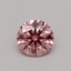 0.36 Ct. Fancy Vivid Pink Round Lab Grown Diamond