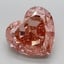 6.94 Ct. Fancy Vivid Pink Heart Lab Grown Diamond