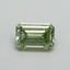 0.38 Ct. Fancy Vivid Green Emerald Lab Grown Diamond