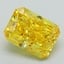 2.66 Ct. Fancy Vivid Yellow Radiant Lab Grown Diamond
