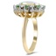 The Mowbray Ring, smalltop view on a hand