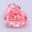 3.10 Ct. Fancy Vivid  Pink Heart Lab Grown Diamond