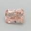 0.60 Ct. Fancy Vivid Pink Radiant Lab Grown Diamond