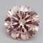2.70 Ct. Fancy Intense Pink Round Lab Grown Diamond