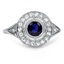 Art Deco Sapphire Vintage Ring