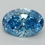 2.11 Ct. Fancy Vivid Blue Oval Lab Grown Diamond