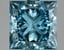 3.52 Ct. Fancy Vivid Blue Princess Lab Grown Diamond