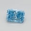 0.70 Ct. Fancy Vivid Blue Radiant Lab Grown Diamond