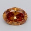2.00 Ct. Fancy Intense Yellowish Orange Oval Lab Grown Diamond