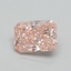 1.05 Ct. Fancy Vivid Pink Radiant Lab Grown Diamond