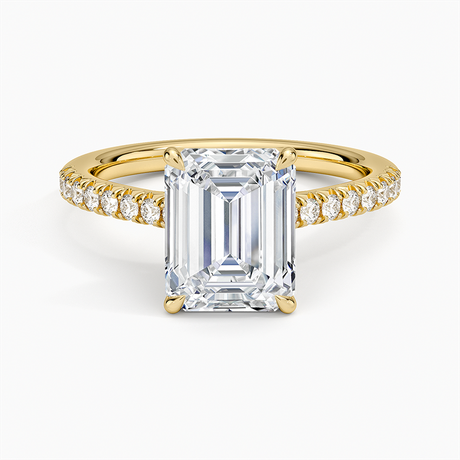 18K Yellow Gold Delicate Sienna Diamond Ring