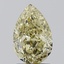 1.53 Ct. Fancy  Yellow Pear Lab Grown Diamond