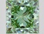 4.42 Ct. Fancy Vivid  Green Princess Lab Grown Diamond