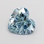 1.26 Ct. Fancy Blue Heart Lab Grown Diamond