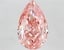 6.43 Ct. Fancy Vivid Pink Pear Lab Grown Diamond