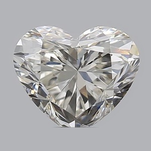 Heart diamond — real photo