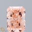 1.52 Ct. Fancy Vivid Pink Radiant Lab Grown Diamond