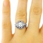 The Lazerian Matched Set, smalltop view on a hand