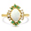 Retro Opal Cocktail Ring