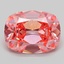 5.07 Ct. Fancy Vivid Pink Cushion Lab Grown Diamond