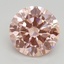 2.18 Ct. Fancy Intense Pink Round Lab Grown Diamond