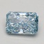 1.76 Ct. Fancy Intense Blue Radiant Lab Grown Diamond